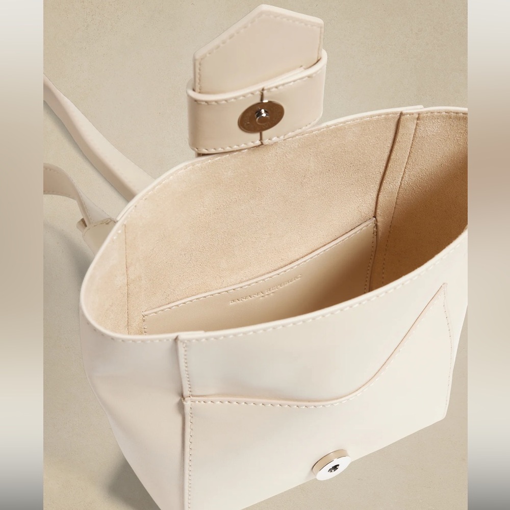 LEATHER MINI TAB CROSSBODY - Picture 6 of 13